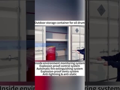 ما الذي يمكن تخزينه في حاوية تخزين المواد الكيميائية الخارجية؟