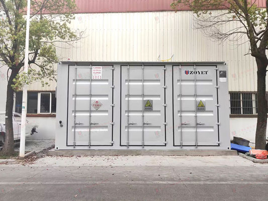 حاوية شحن البطارية في الهواء الطلق 40ft مع شحن ذكي مراقبة بيئة في الوقت الحقيقي لإدارة بطارية الأسطول