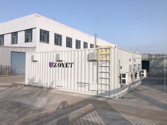 حاوية شحن بطارية خارجية ثقيلة 20 قدمًا مع غرفة اختبار بطارية ليثيوم أيون متكاملة للبطاريات ذات السعة الكبيرة