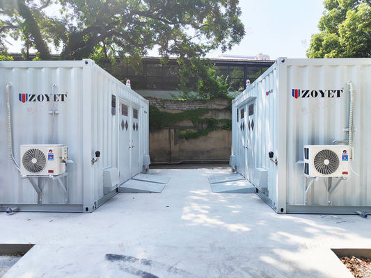 حاوية شحن بطارية خارجية مقاومة للأجواء 40ft للبيئات القاسية