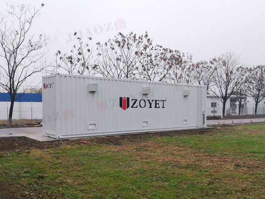 عبء ثقيل مضاد للانفجار حاوية تخزين أسطوانات الغاز في الهواء الطلق مع مراقبة عن بعد لمواقع البناء