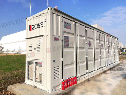 حاوية تخزين أسطوانات الغاز في الهواء الطلق مع مراقبة ذكية مضادة للانسكاب وعزل طبقة مزدوجة لتوفير الغاز الآمن