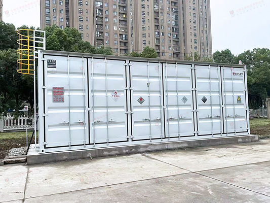 حاوية النيران أو الحرارة الكهربائية للأسفلت Un T3 20Ft حاوية نقل البطين مع سعة مخصصة