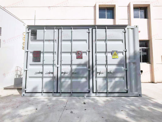20ft خارجية البضائع الخطرة التخزين الكيميائي 20ft الباب الجانبي المفتوح حاويات الشحن للتخزين